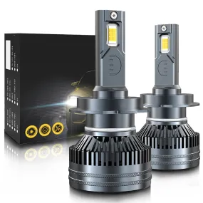 1 Pair Car LED Headlight Bulbs H1 9005 H7 H4 High-Power