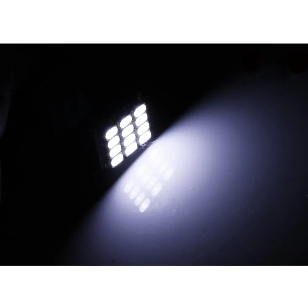 1 Pair Car Led License Plate Light Width Lamp Roof Reading Lights