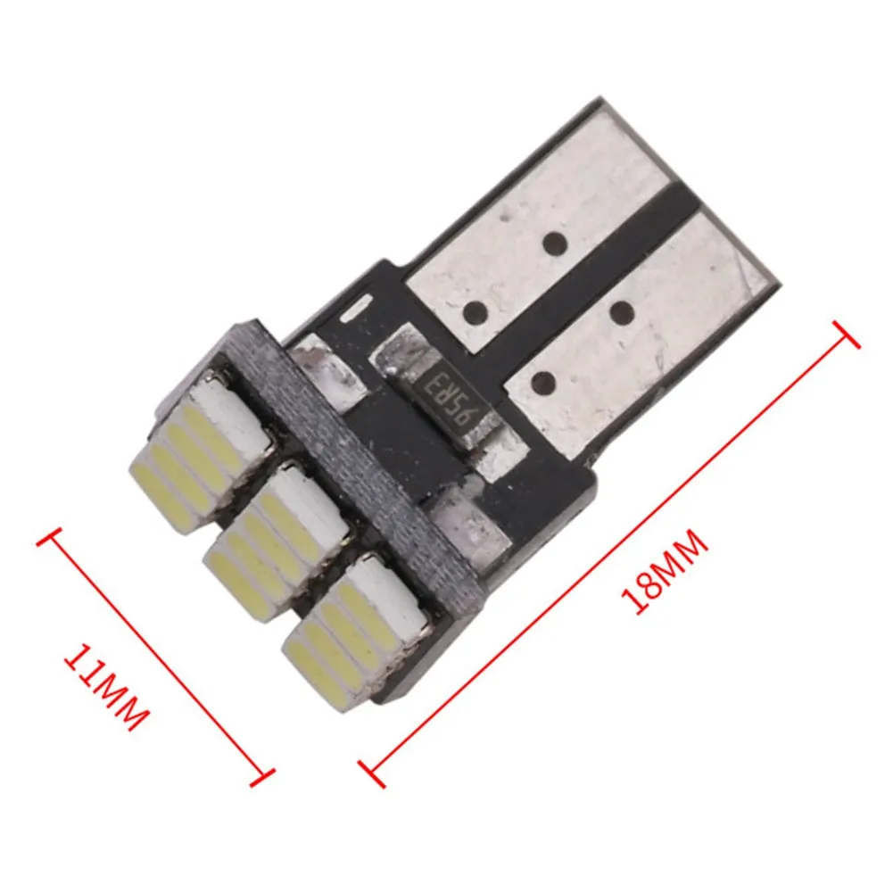 1 Pair Car Led License Plate Light Width Lamp Roof Reading Lights