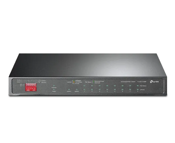 10-Port Gigabit Desktop Switch with 8-Port PoE 