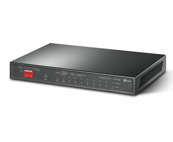 10-Port Gigabit Desktop Switch with 8-Port PoE 