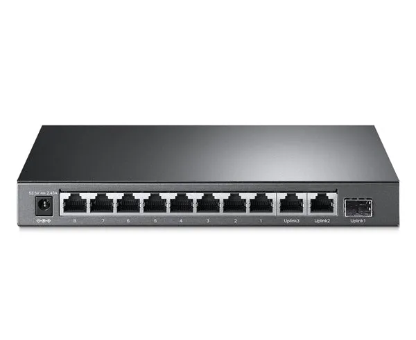 10-Port Gigabit Desktop Switch with 8-Port PoE 