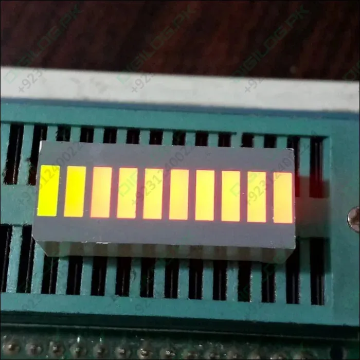 10 Segment Led Light Display Module Bar Graph Ultra Bright Red Yellow Green Blue Colors Multi-color