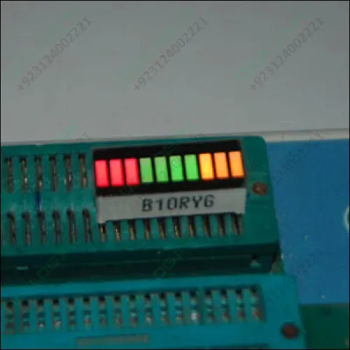 10 Segment Led Light Display Module Bar Graph Ultra Bright Red Yellow Green Blue Colors Multi-color