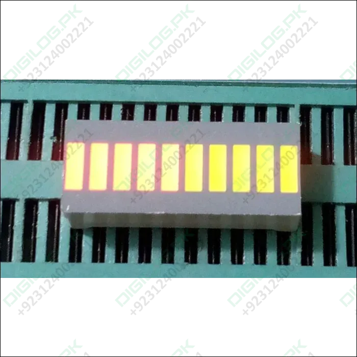 10 Segment Led Light Display Module Bar Graph Ultra Bright Red Yellow Green Blue Colors Multi-color