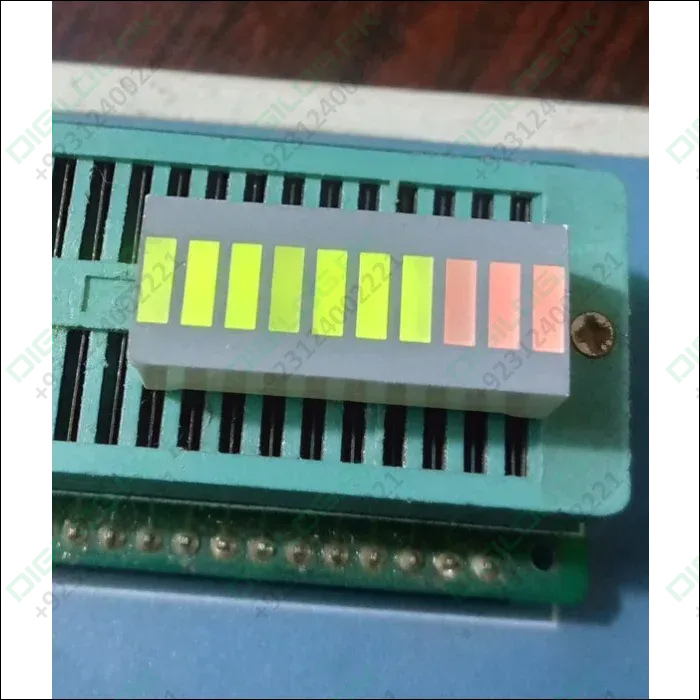 10 Segment Led Light Display Module Bar Graph Ultra Bright Red Yellow Green Blue Colors Multi-color