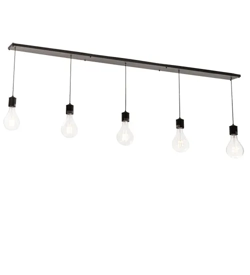 102"L Alva 5 Lt Industrial Island Pendant