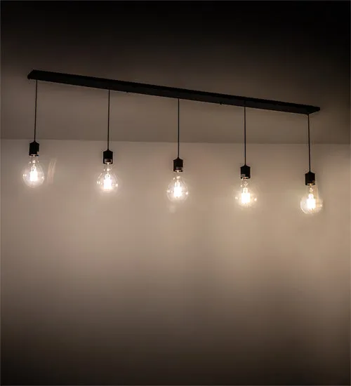 102"L Alva 5 Lt Industrial Island Pendant