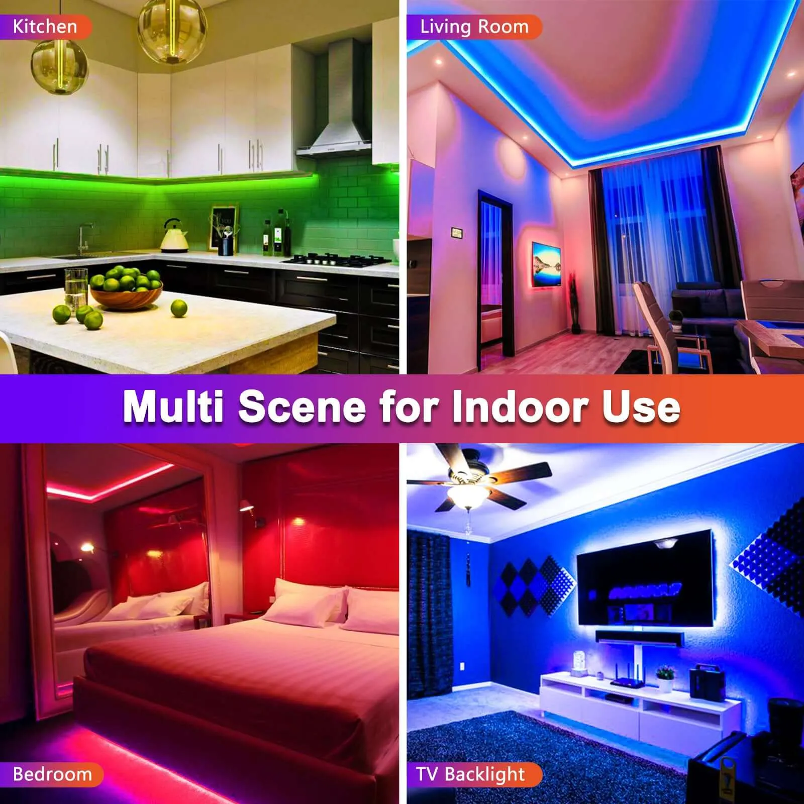 10M/16.4ft 300 LED Light Strip with 44 Key Remote