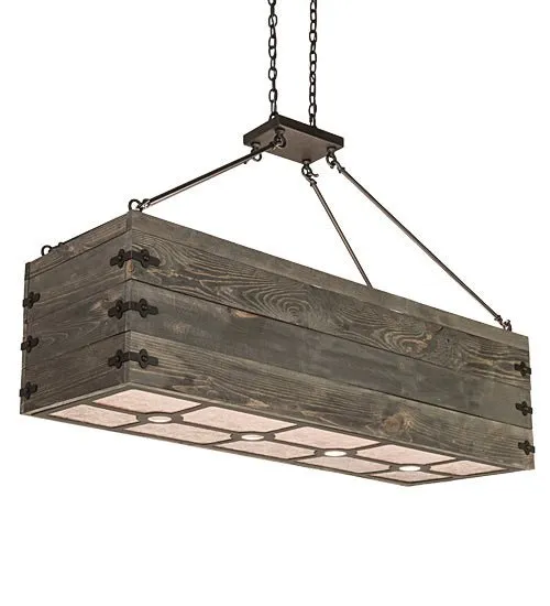 12 Light Oblong Pendant