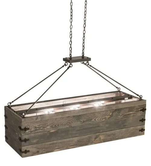 12 Light Oblong Pendant