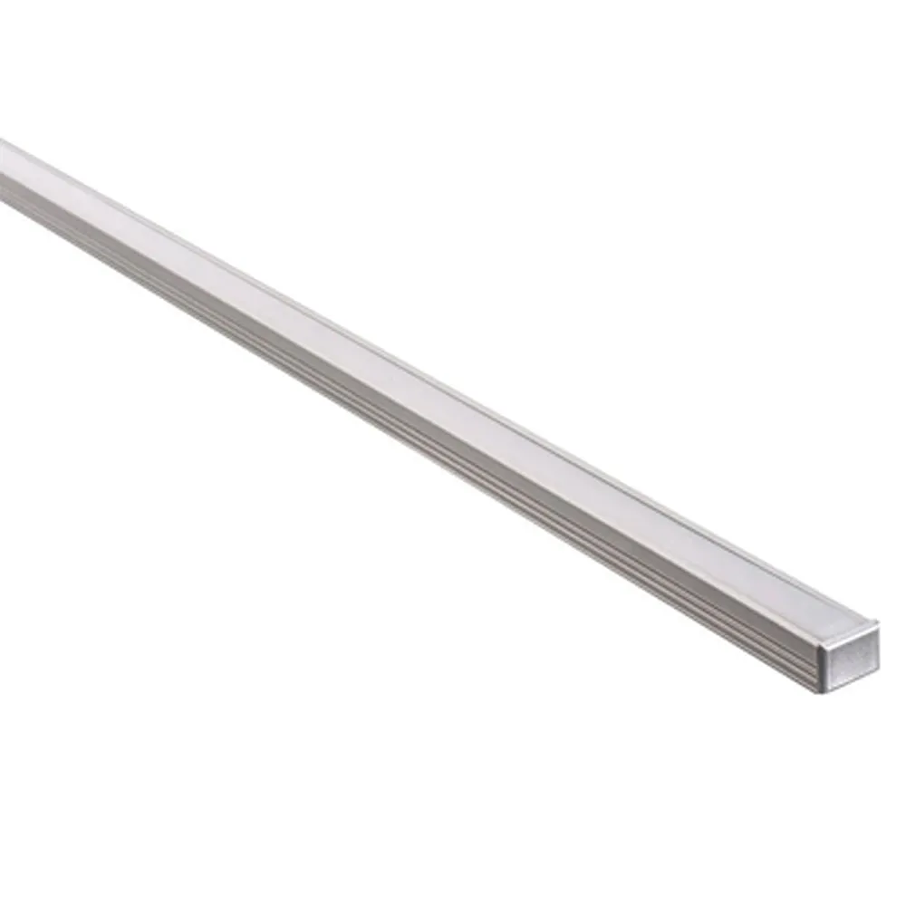 16mm x 12mm Silver Square Aluminium LED Profile Havit Lighting - HV9693-1612