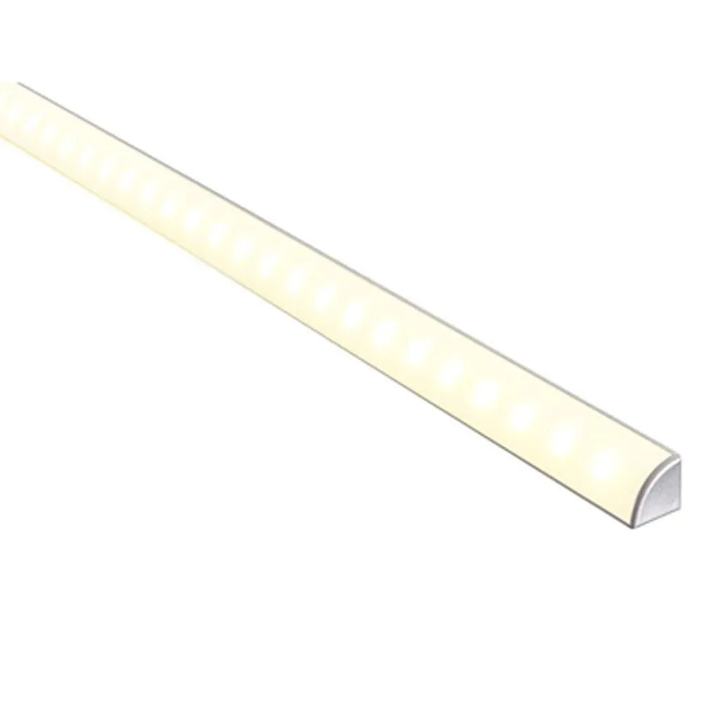 16mm x 16mm Silver Small Corner Aluminium LED Profile Havit Lighting - HV9691-1616