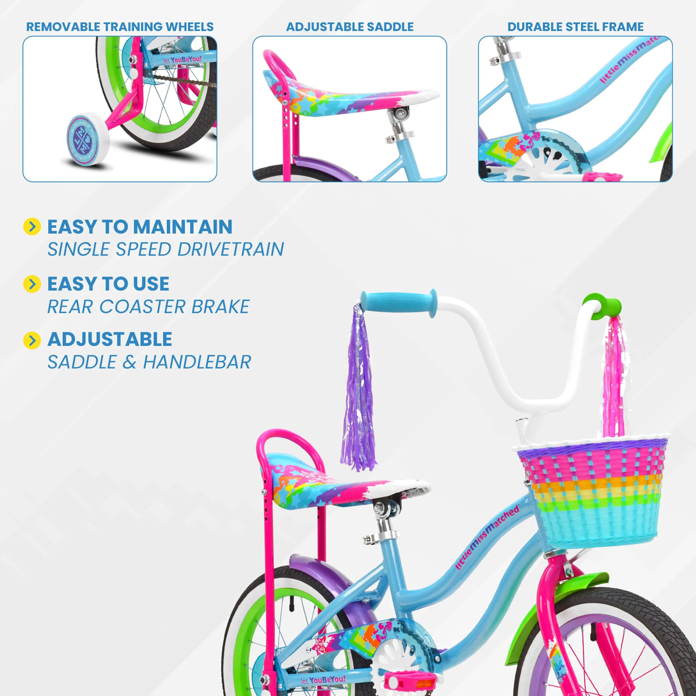 16" LittleMissMatched® High Rise