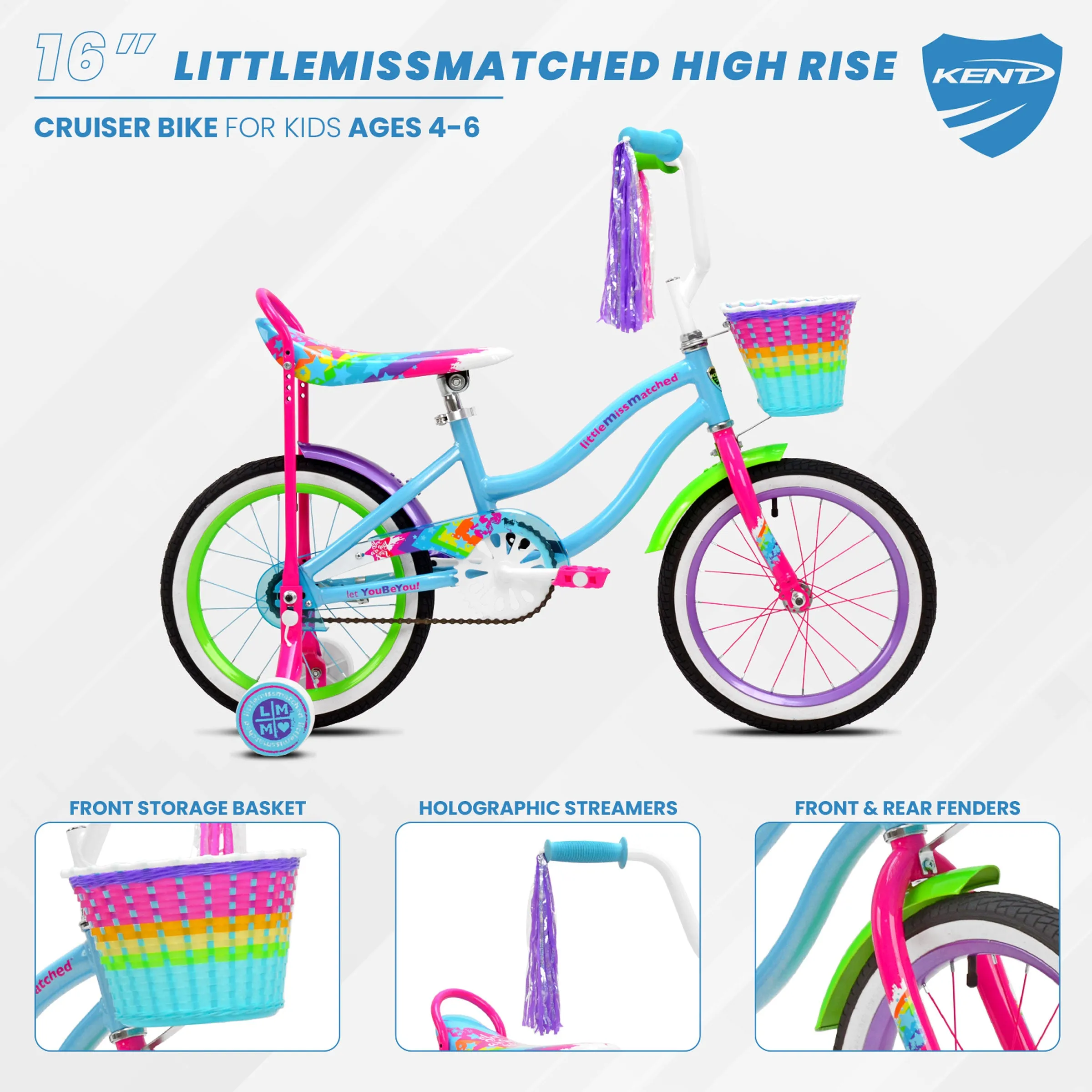 16" LittleMissMatched® High Rise