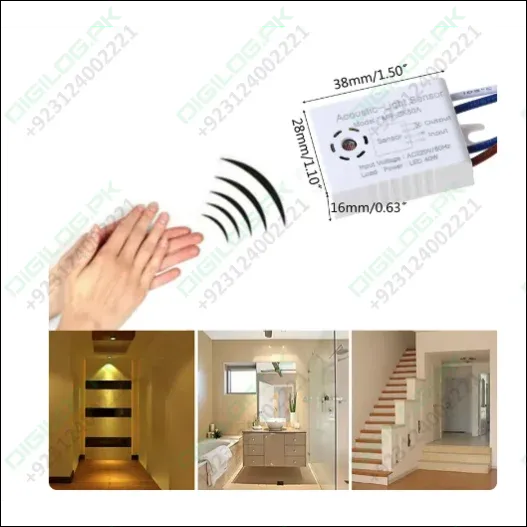 1pc Sound Voice Sensor 220v Module Detector Auto On Off Intelligent Light Switch