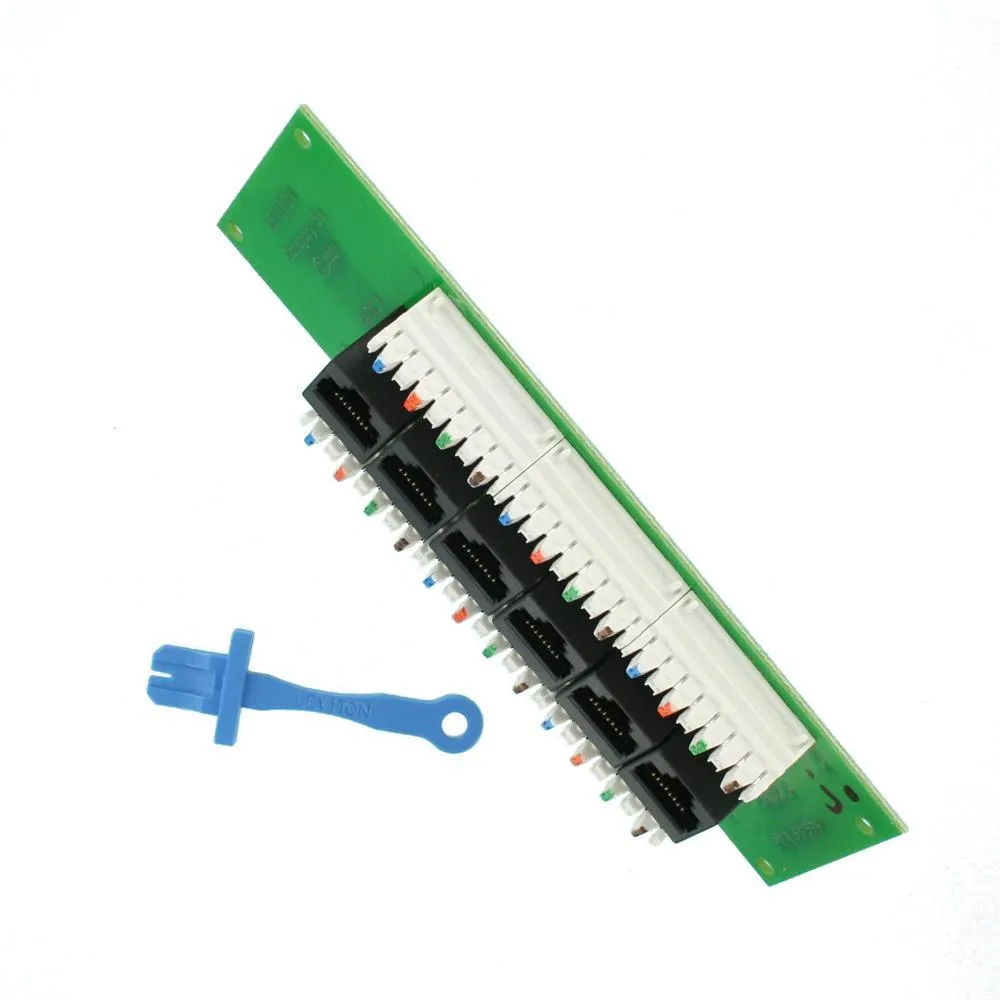 1x6 Cat5E Voice and Data Expansion Board