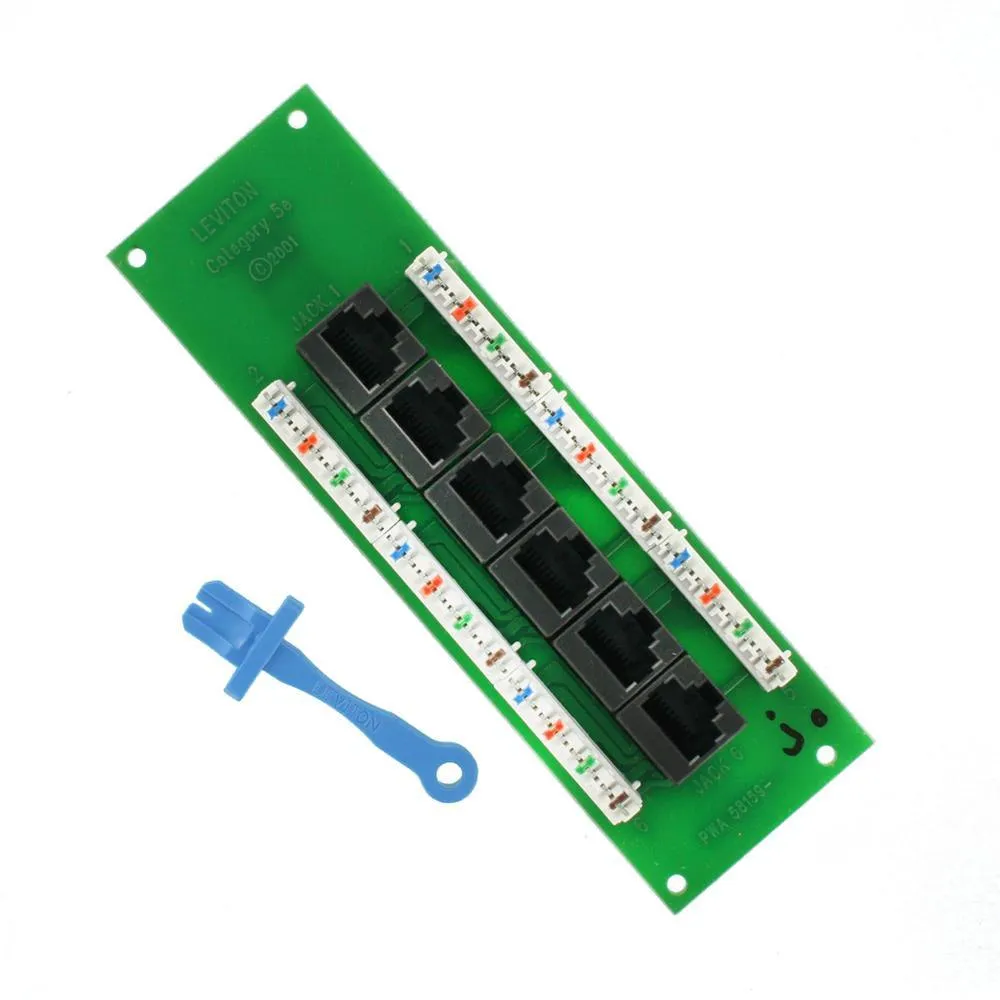 1x6 Cat5E Voice and Data Expansion Board