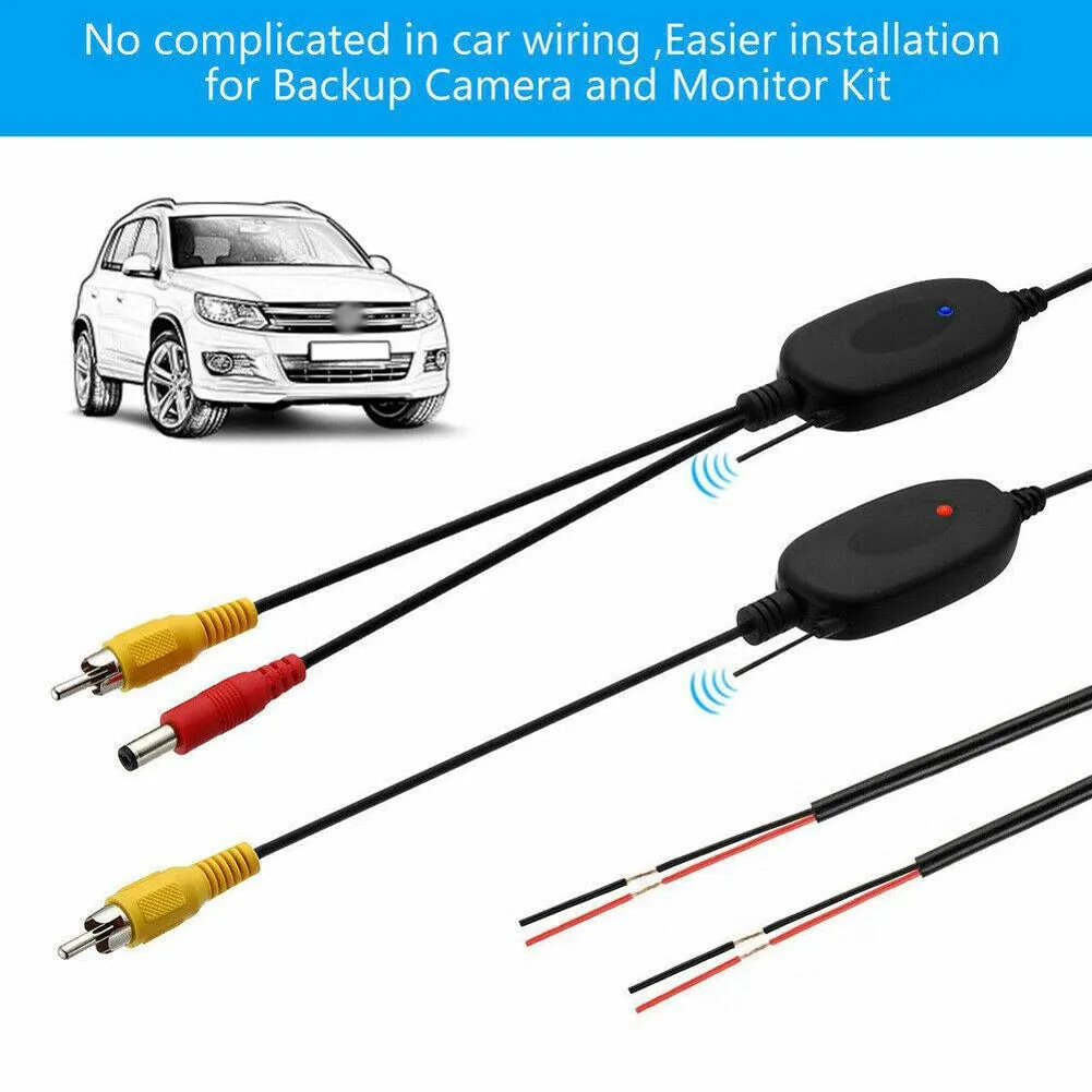 2.4G Wireless Car Camera Front Rear View Reversing Camcorder