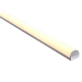 26mm x 23mm Silver Semi Round Aluminium LED Profile Havit Lighting - HV9690-2618