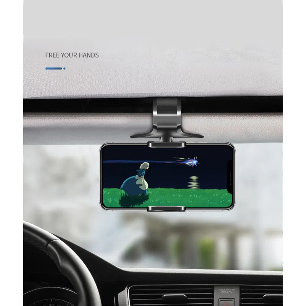 3 in 1 Car GPS Smartphone Holder: Dashboard / Visor Clamp   AC Grid Clip for Cubot S308 - Black