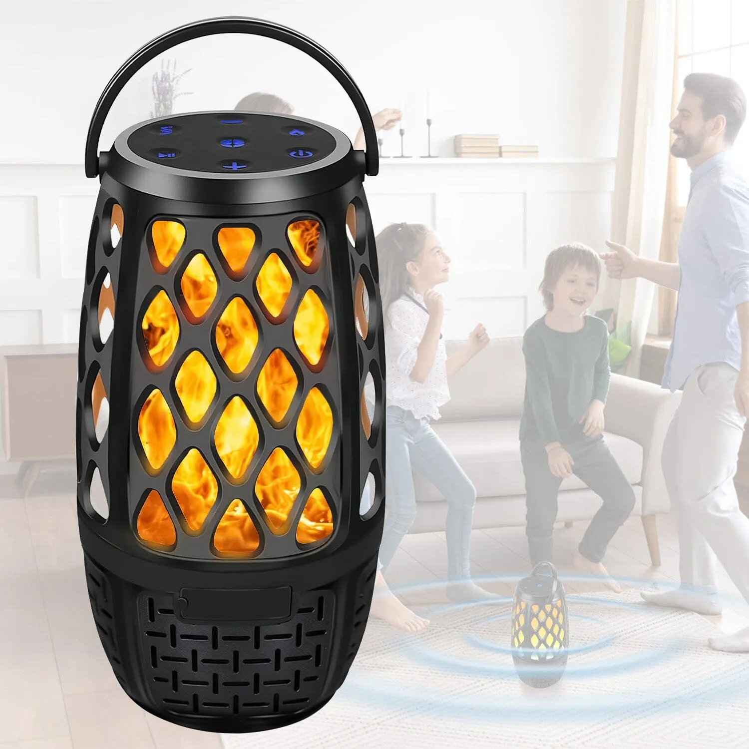 4-in-1 Wireless 5.3 IPX5 Waterproof Outdoor Speaker