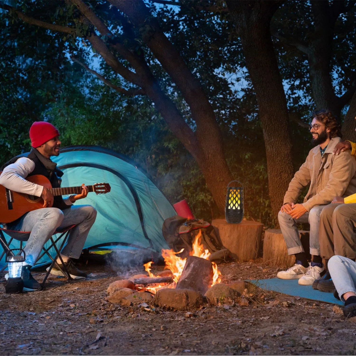 4-in-1 Wireless 5.3 IPX5 Waterproof Outdoor Speaker