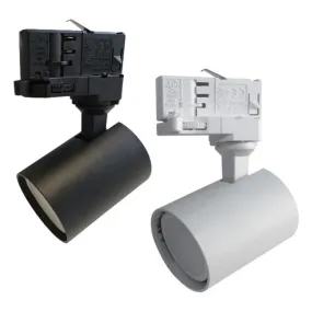 4 Wire 3 Circuit Track Head GU10 in Black or White