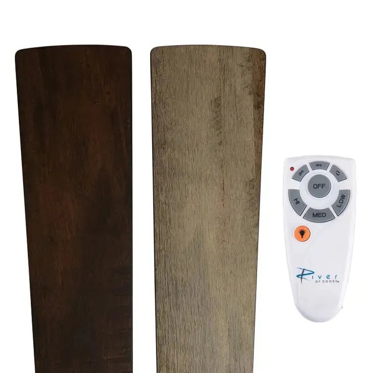 52"W LED Indoor Bronze WiFi Enabled Smart Ceiling Fan