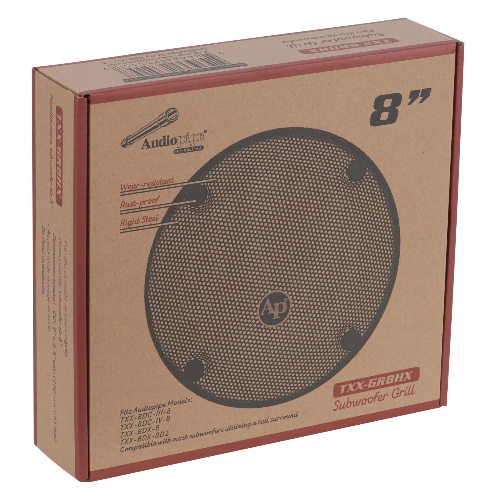 8” Subwoofer Mesh Grill (TXX-GR8HX)