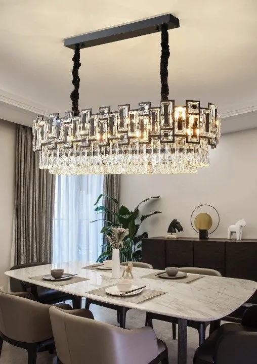 Aabgenay Ellipse Chandelier