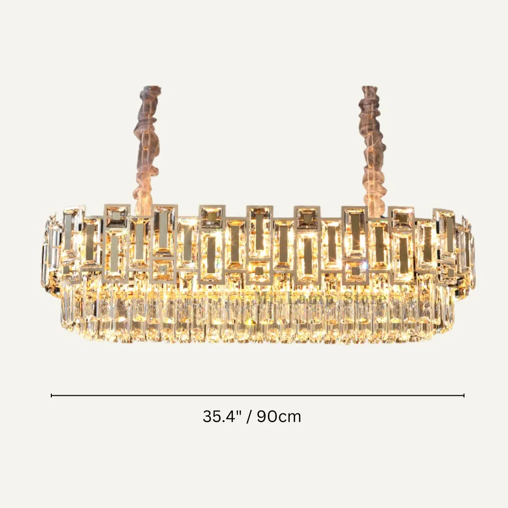 Aabgenay Ellipse Chandelier