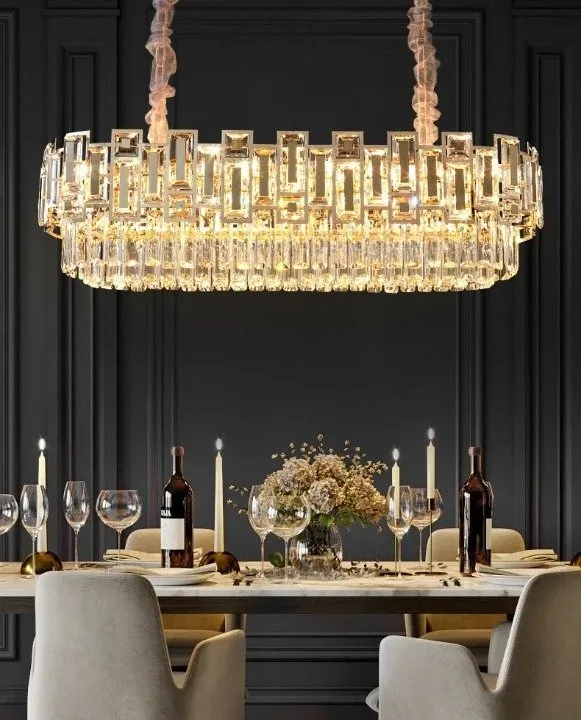 Aabgenay Ellipse Chandelier