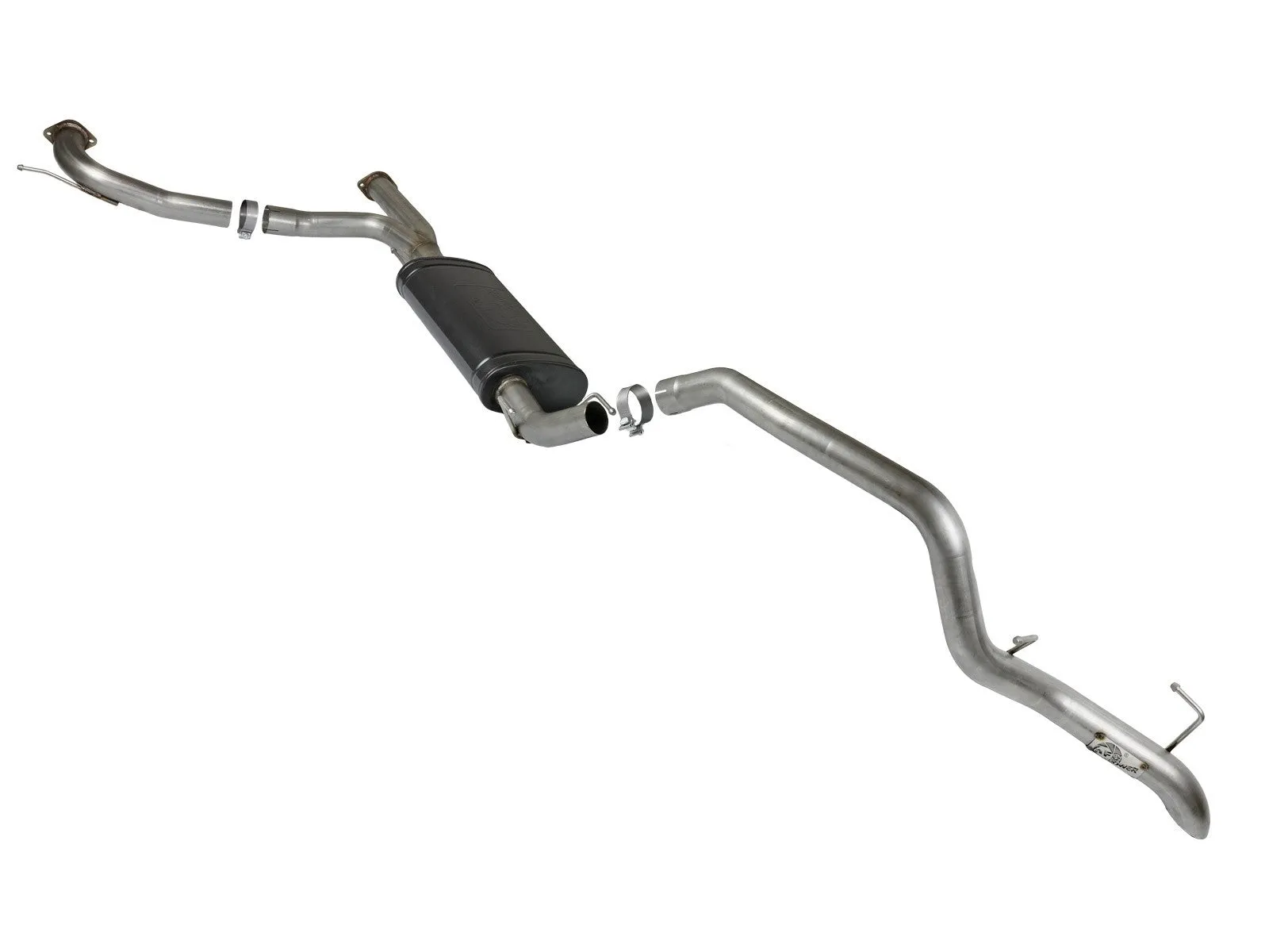 aFe Exhaust Infiniti QX56 (2011-2013) QX80 (2014-2022) 3" Mach Force-Xp Series in 304 Stainless Steel w/ Hi-Tuck Design