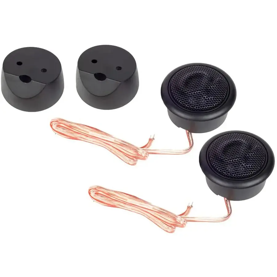Alphasonik NS1T Neuron Series 1" 120 Watts 4-Ohms Silk Dome Tweeter (Pair)