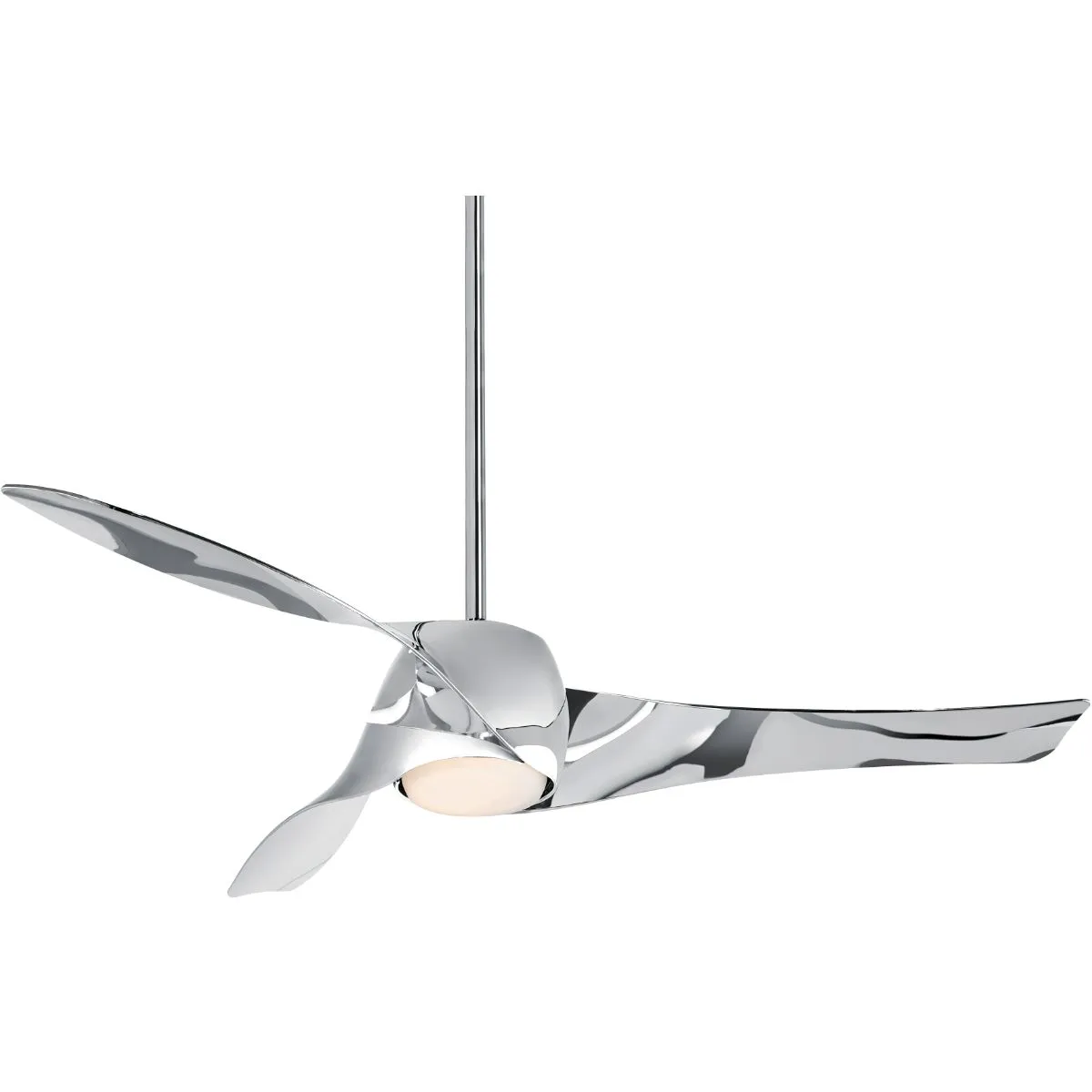 Artemis LED 58'' Smart Ceiling Fan with Light and Remote Control, Liquid Nickel