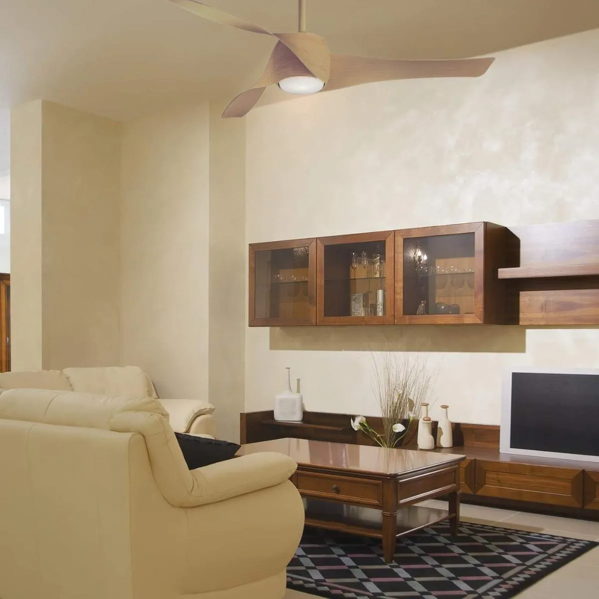 Artemis LED 58'' Smart Ceiling Fan with Light and Remote Control, Maple