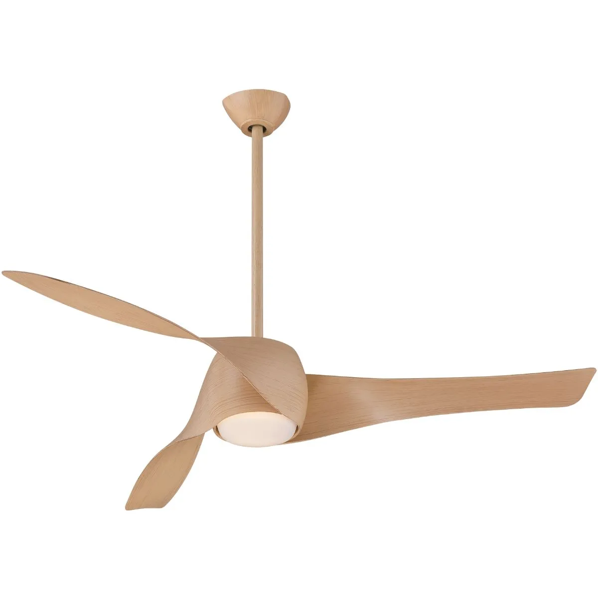 Artemis LED 58'' Smart Ceiling Fan with Light and Remote Control, Maple