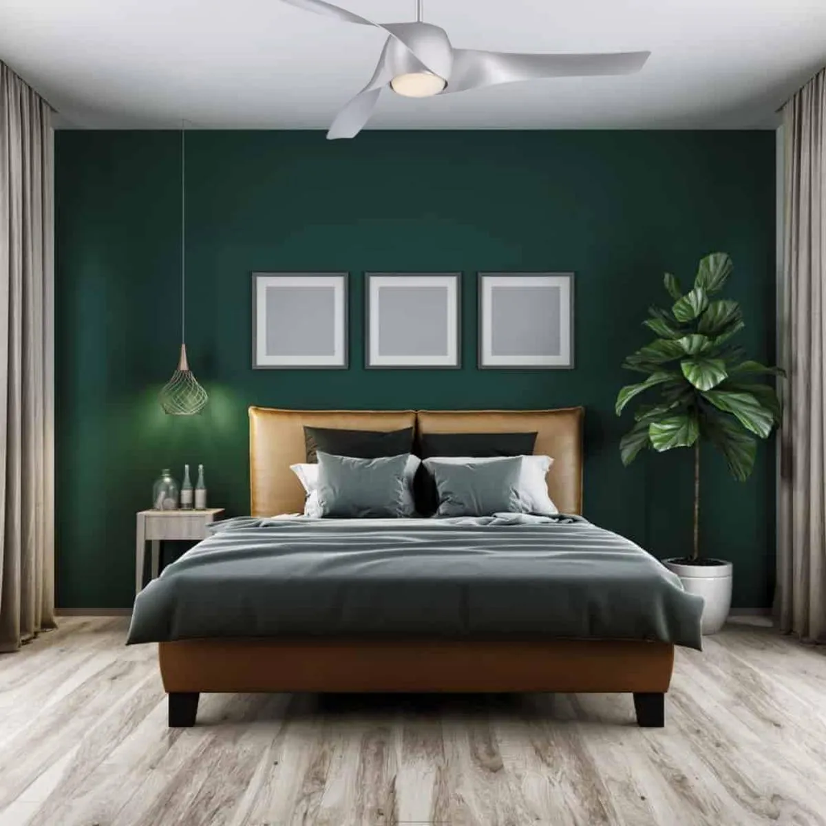 Artemis LED 58'' Smart Ceiling Fan with Light and Remote Control, Silver