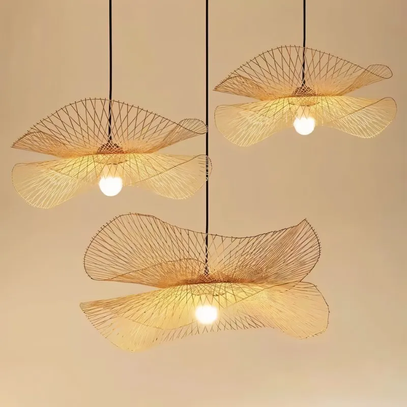 Bamboo Chandelier Rattan Lamp