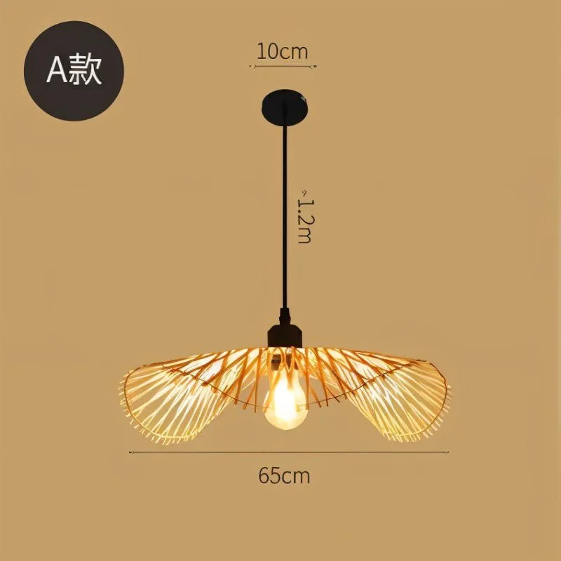 Bamboo Chandelier Rattan Lamp