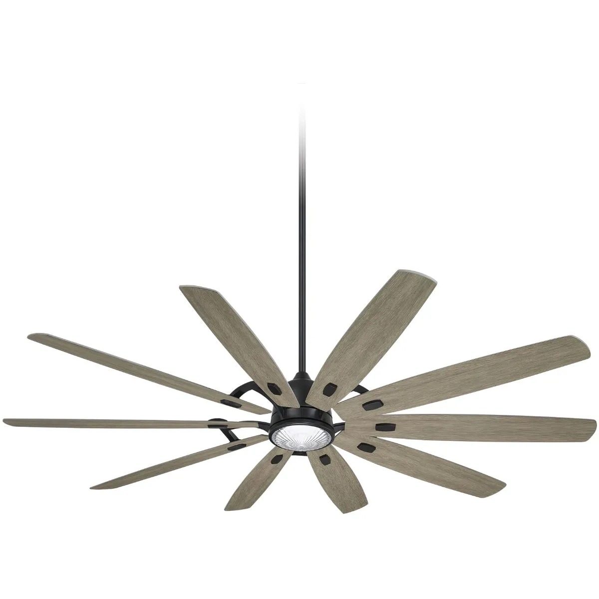 Barn H20 LED 84" Outdoor Smart Ceiling Fan with Remote, Coal