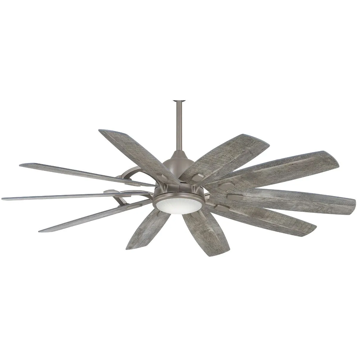 Barn LED 65" Smart Ceiling Fan with Remote, Burnished Nickel