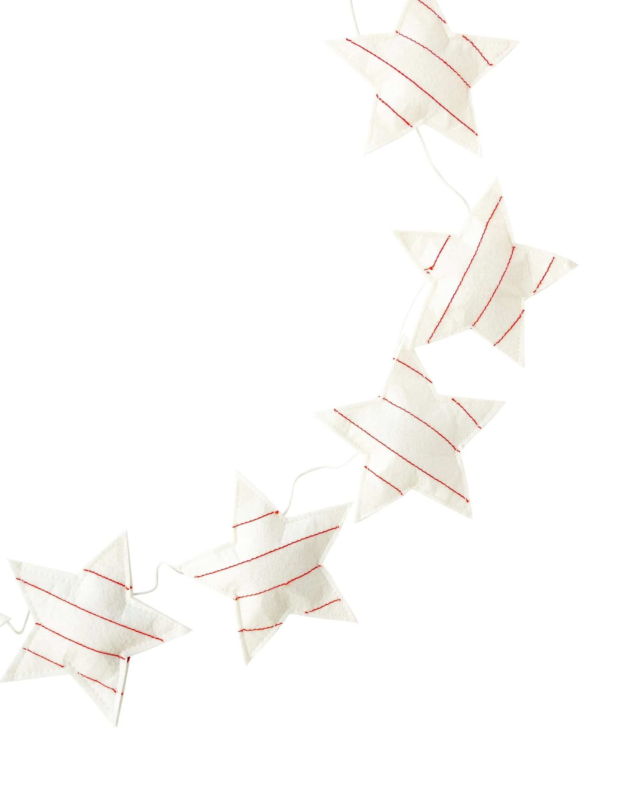 BEC1002 - Believe Felt Striped Star Banner