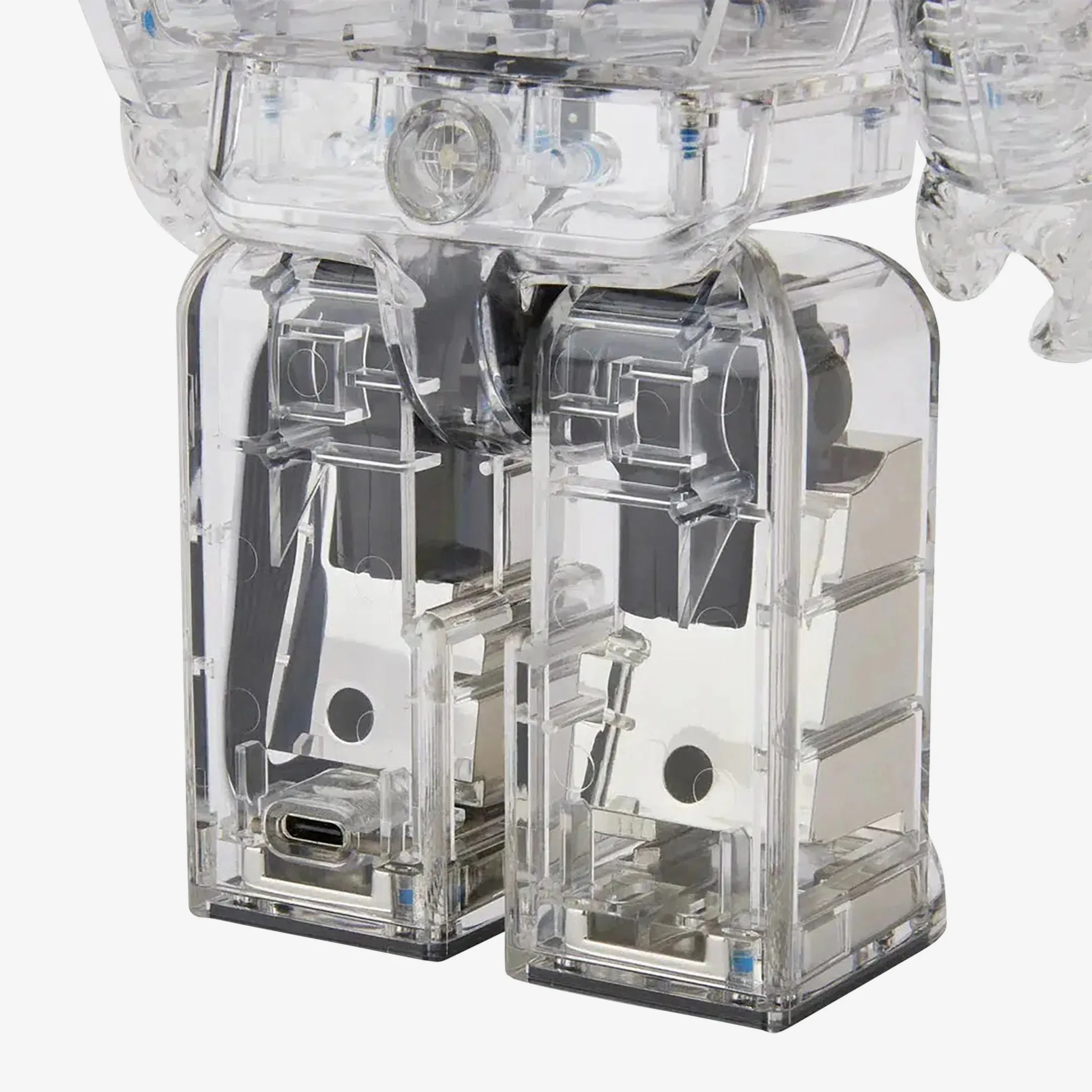 BE@RBRICK AUDIO 400% Portable Bluetooth Speaker Clear