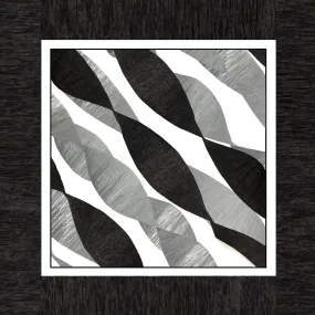Black and Silver Crepe Paper Streamers 6 Rolls