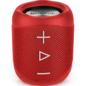 BlueAnt X1 Portable Bluetooth Speaker Compact 14W 10 Hours Play Time Red
