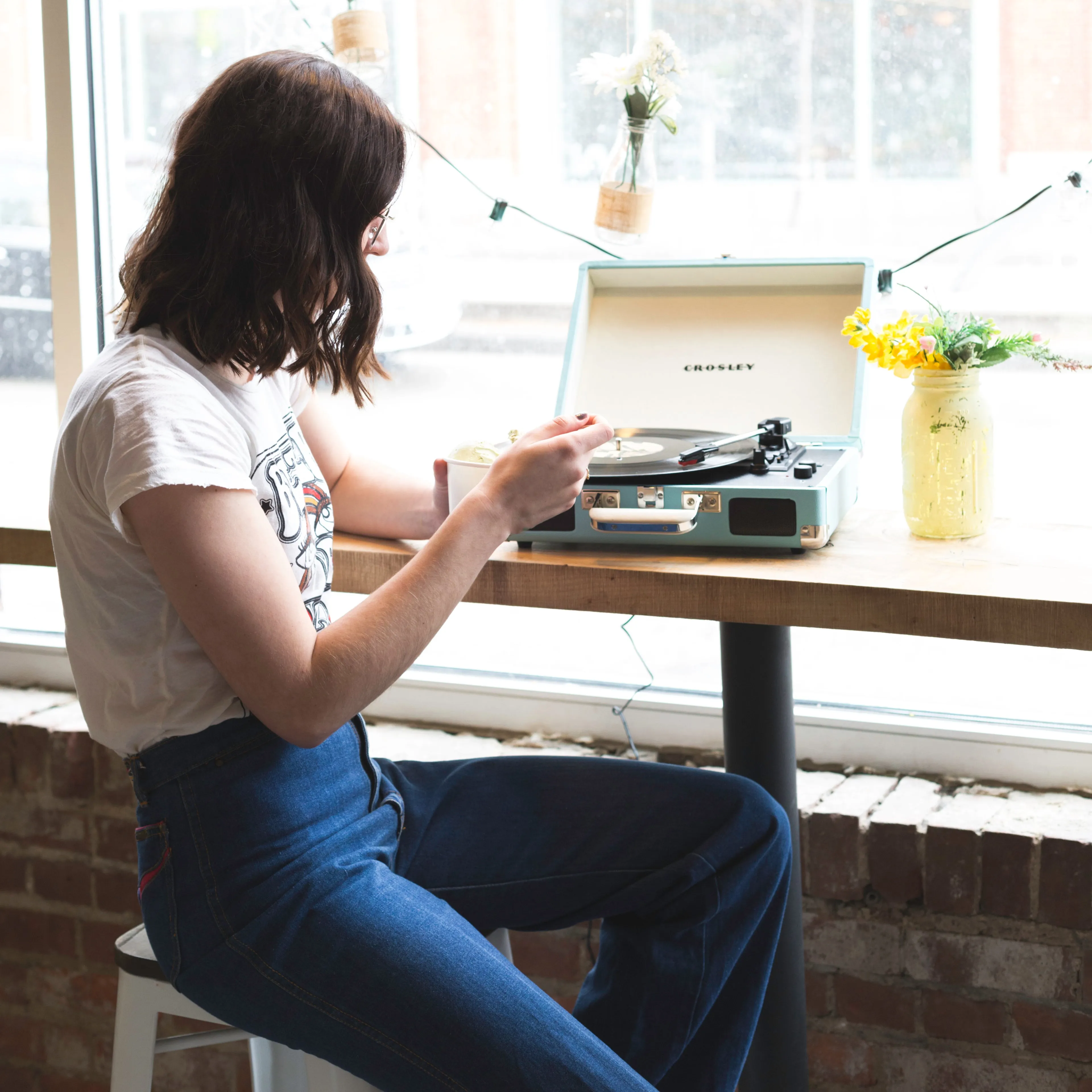 Bluetooth Portable Turntable & Storage Crate - Crosley