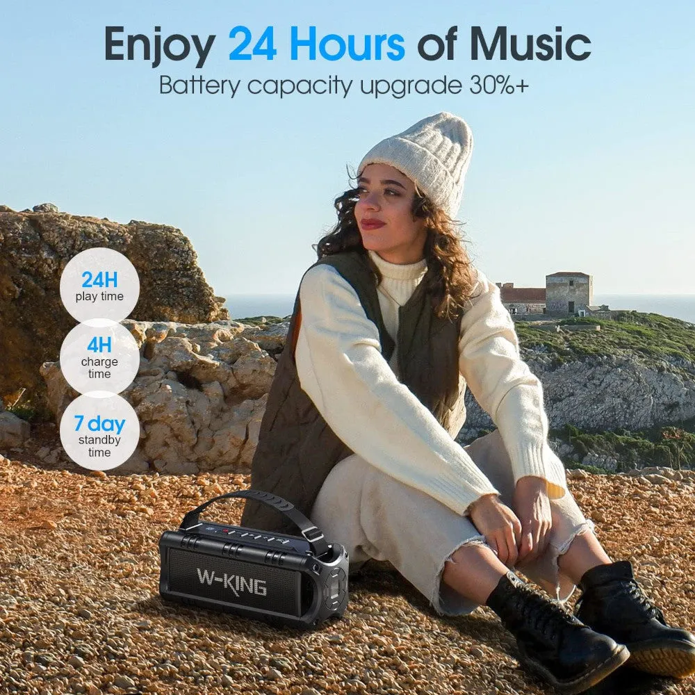 Bluetooth Speaker W-KING D8MINI-1 Waterproof Wireless Powerful Portable Speakers