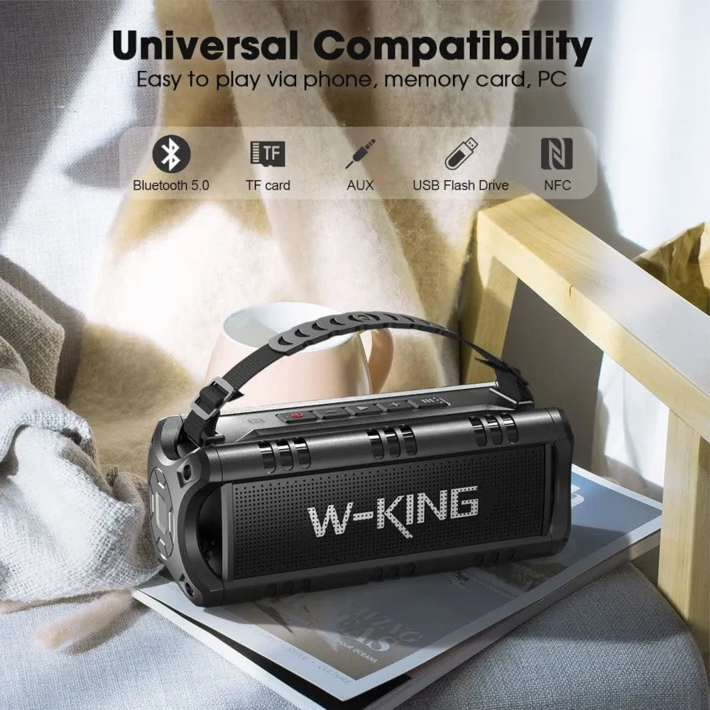 Bluetooth Speaker W-KING D8MINI-1 Waterproof Wireless Powerful Portable Speakers